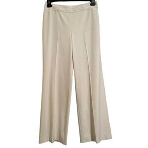 VINTAGE The Limited Stretch Ivory Mid-Rise Wide Leg Fully Lined Pant - Size 6